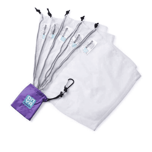 Onya - Reusable Produce Bags - 8 pack with carry bag - Purple