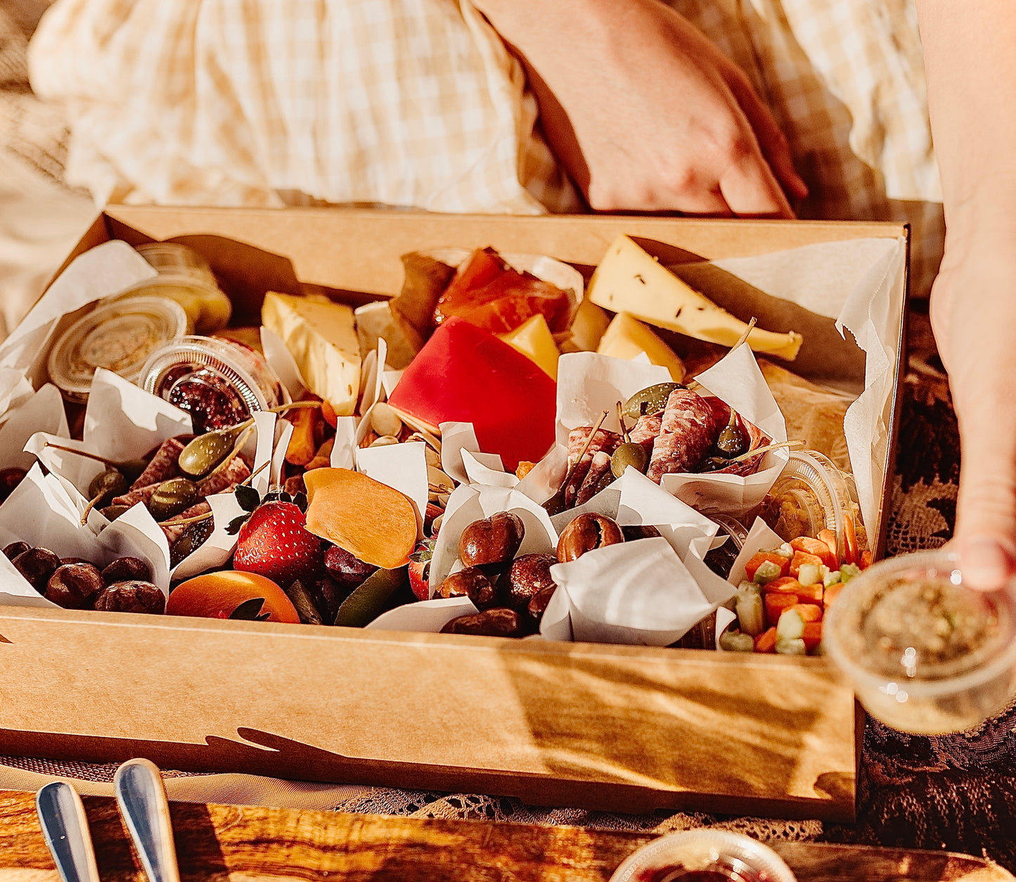The Ultimate - Eat Give ❤️ Local Grazing/Picnic Boxes - 5-9 Sharing