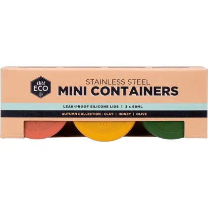 Ever Eco - Stainless Container - Mini - 3 pack - Autumn