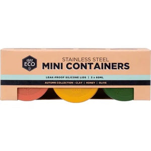 Ever Eco - Stainless Container - Mini - 3 pack - Autumn
