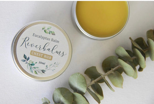 Chest Rub - Riverbalm Beeswax - 50ml - Natural Tin - Default Title