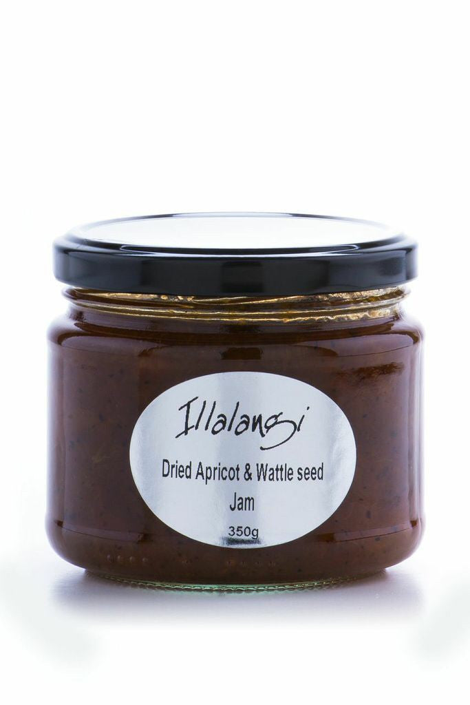 Illalangi Handmade - Dried Apricot and Wattleseed Jam - 300g -