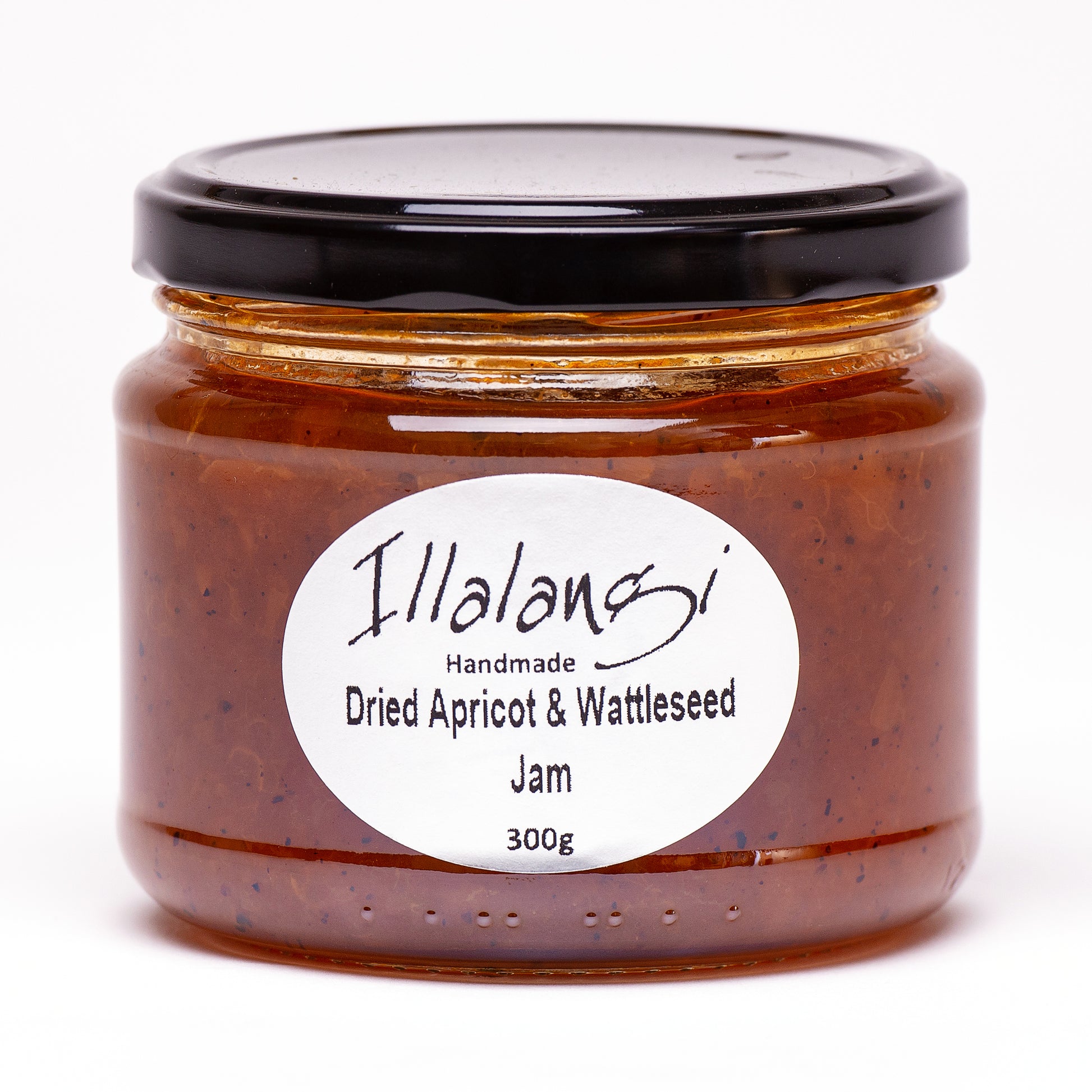 Illalangi Handmade - Dried Apricot and Wattleseed Jam - 300g -