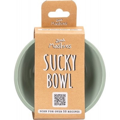 Little Mashies - Baby Cutlery and Plates Set - Olive / Sucky Bowl
