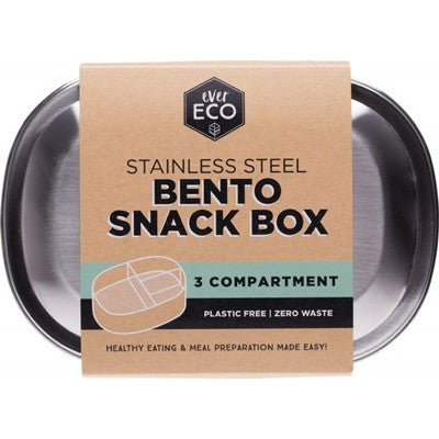 Bento Box - Snack - 3 compartment - Ever Eco - 3 Compartment