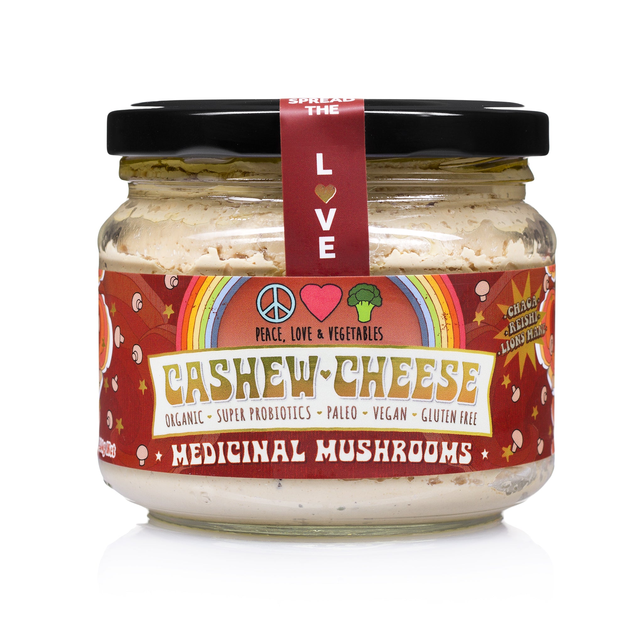 Peace Love & Vegetables - Medicinal Mushroom - Cashew Cheese 280g -