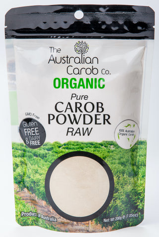 Australian Carob Co. - Pure Australian Organic Carob Powder - 200g - Raw